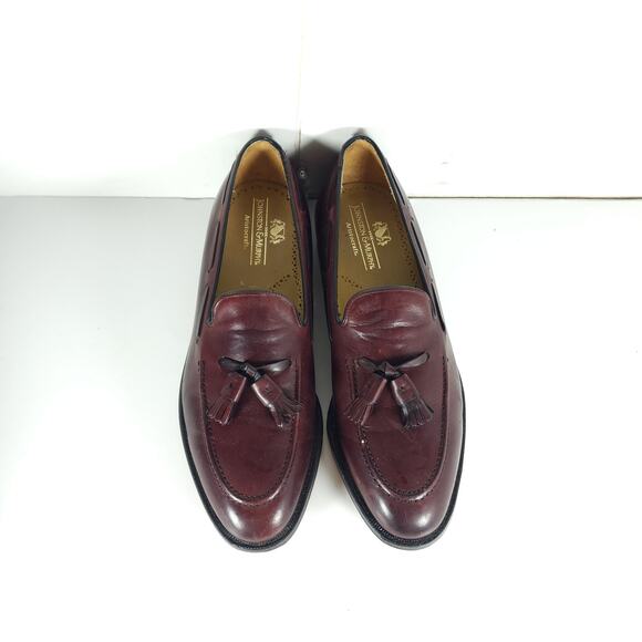 Johnston Murphy Men\'s Aristocraft US9B/D Burgundy Leather Tassel Loafers main image 14